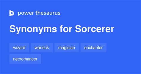 synonyms for sorcerer